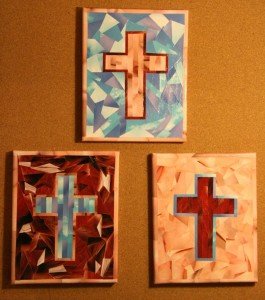 ‘Father, Son, and The Holy Ghost’, formerly four posters for Lies of a Promiscuous Woman